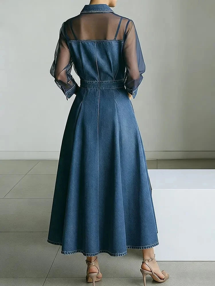 Marielle Denim Midi Dress