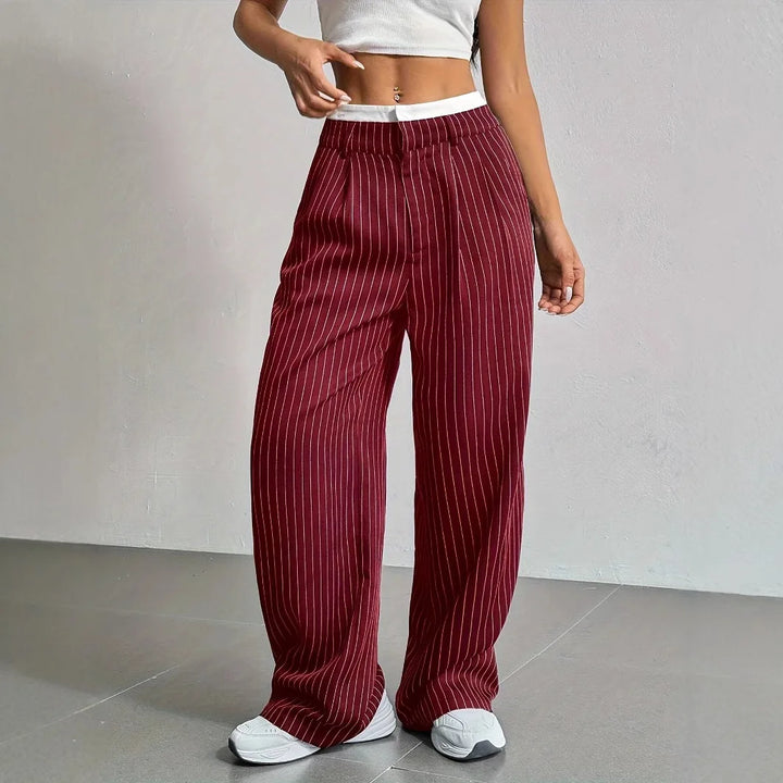 Jolie Classic Striped Pants