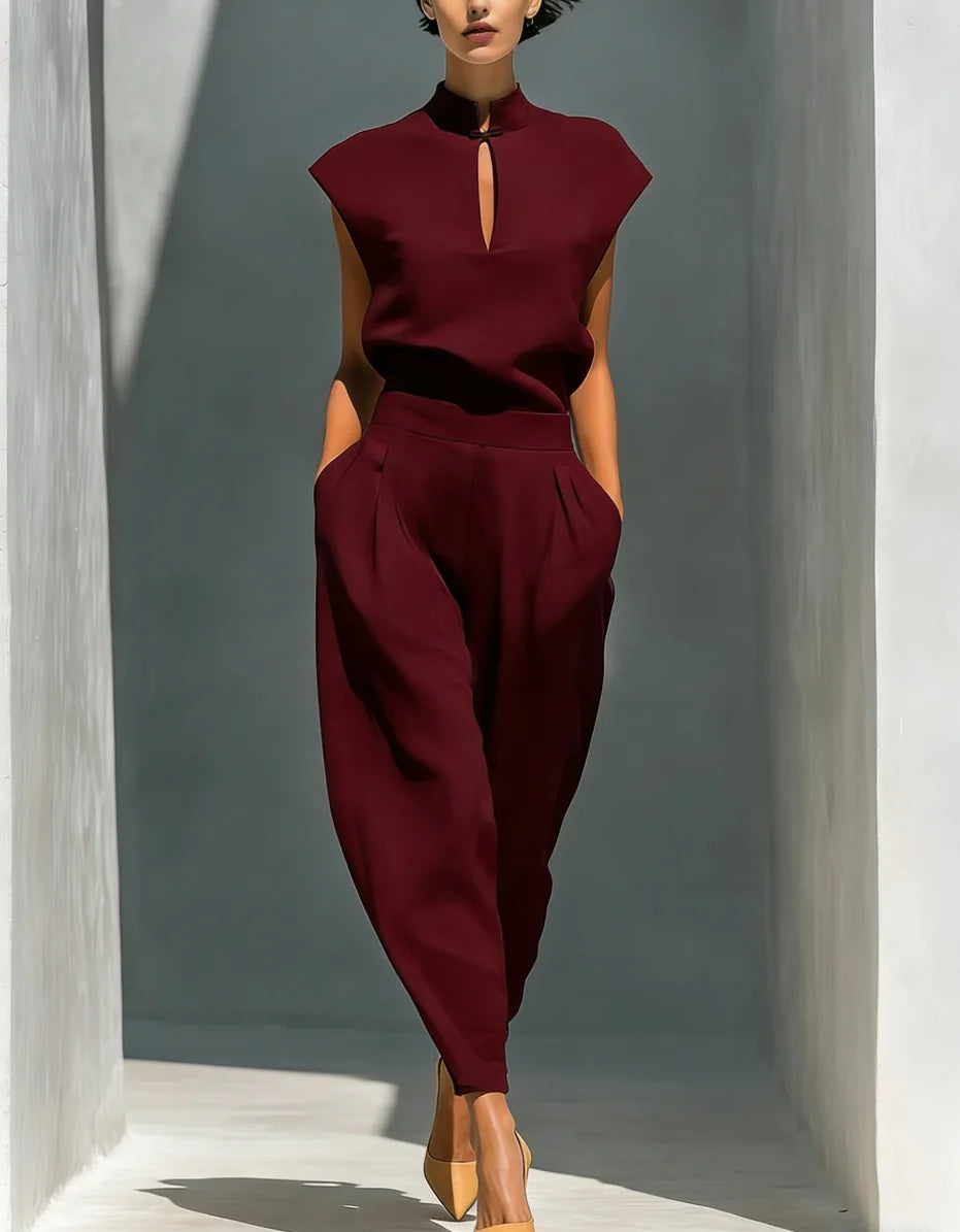 Tiffany Cap Sleeve Jumpsuit