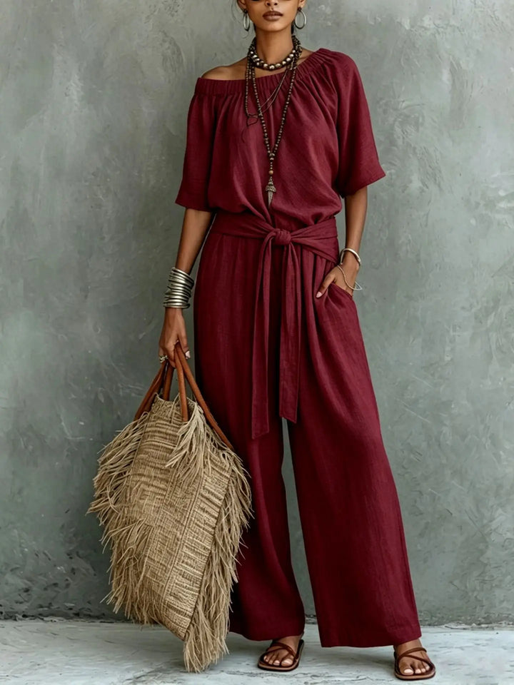 Madison Casual Wide Leg Jumpsuit
