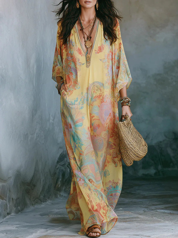 Aurélie Bohemian Maxi Dress