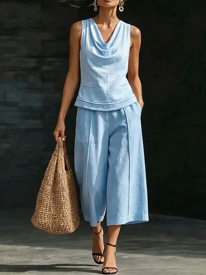 Blair Relaxed Cowl Neck Trouser Set