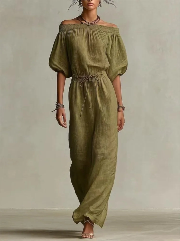 Lennox Off Shoulder Maxi Dress