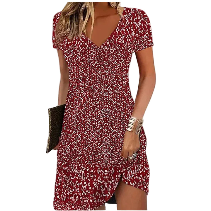 Lucienne Floral A Line Mini Dress
