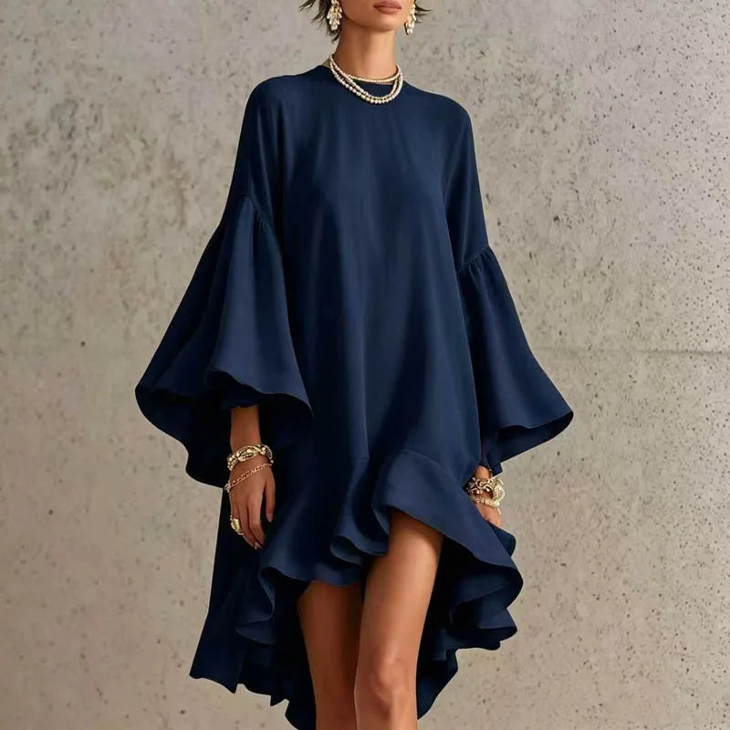 Ella Ruffle Hem Mini Dress
