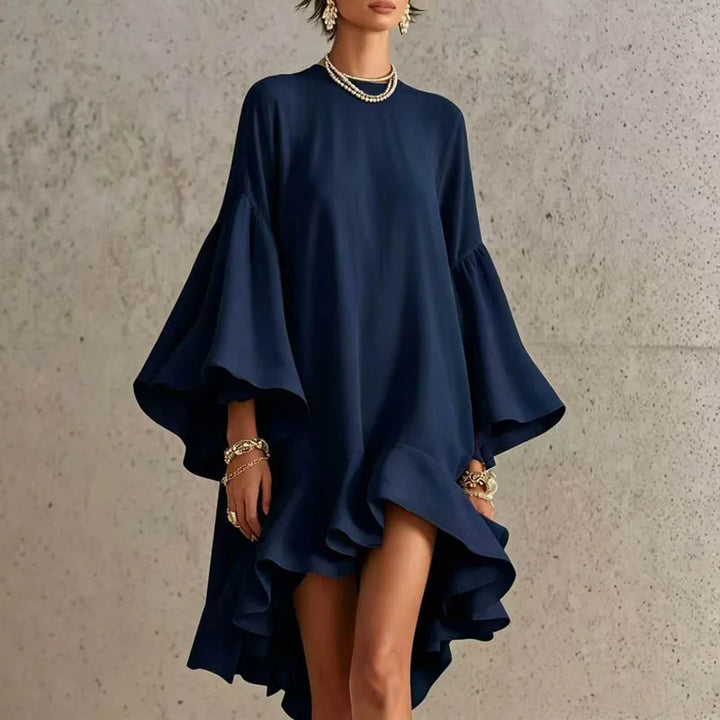 Ella Ruffle Hem Mini Dress