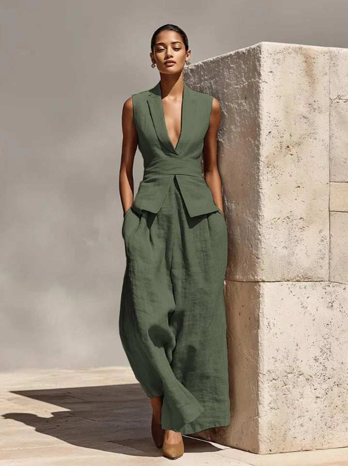 Myla Elegant Tailored Two-Piece Set
