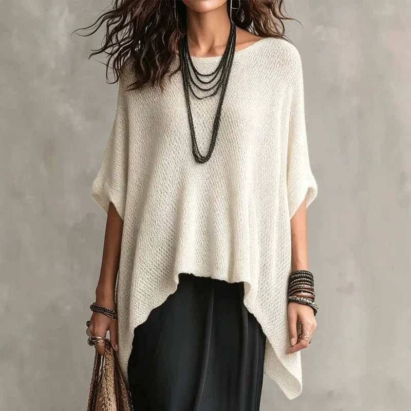 Selene Batwing Sleeve Knitted Blouse