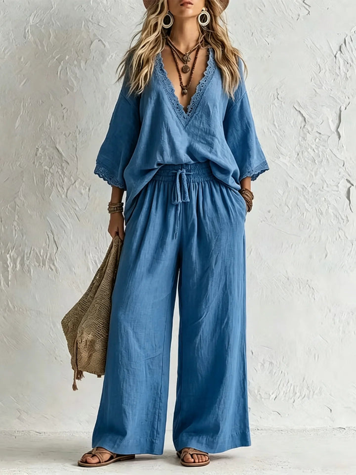 Selene Elegant Bohemian Two-Piece Set