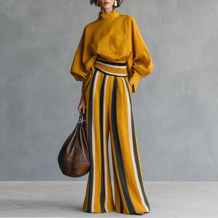 Lennox Relaxed Striped Pant Set