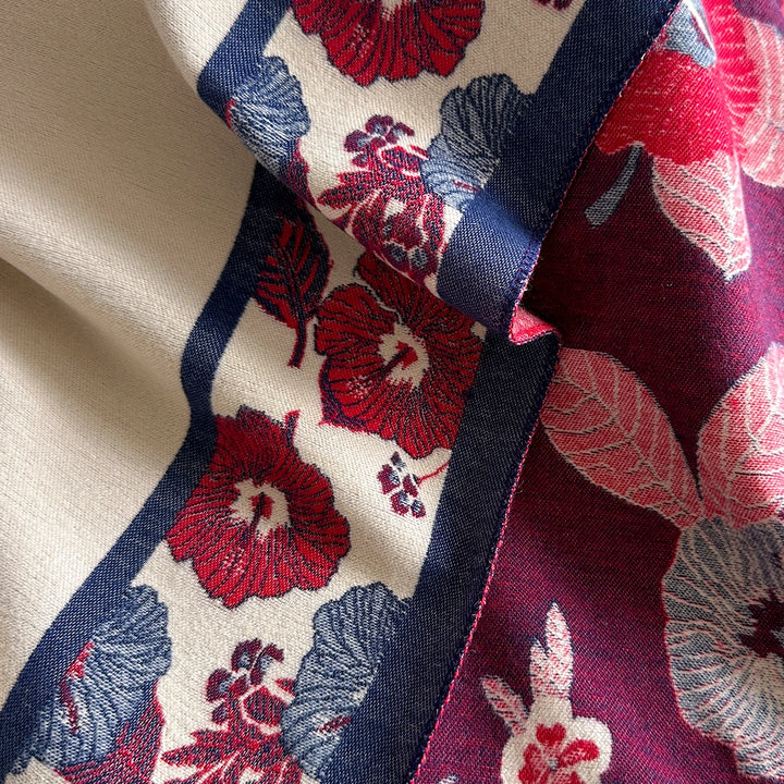 Elowen Warm Floral Cashmere Shawl