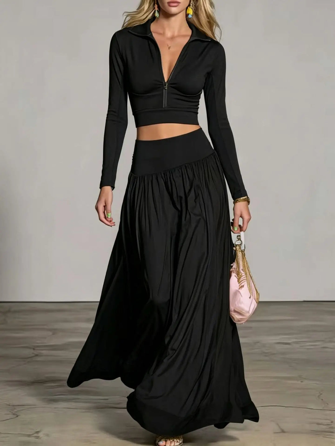 Rosalie Relaxed Flowy Skirt Set
