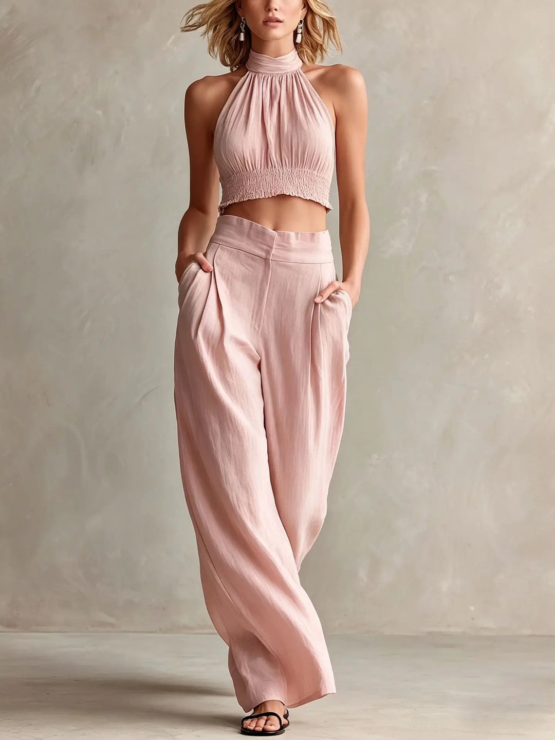 Stella Halter Two-Piece Set