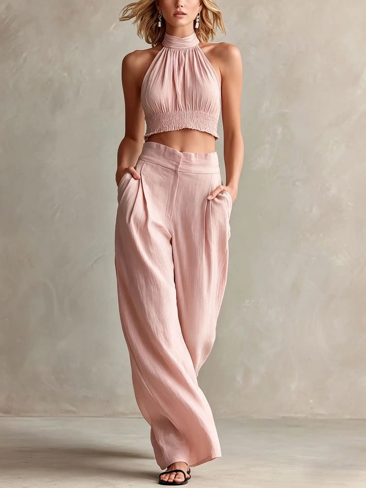 Stella Halter Two-Piece Set