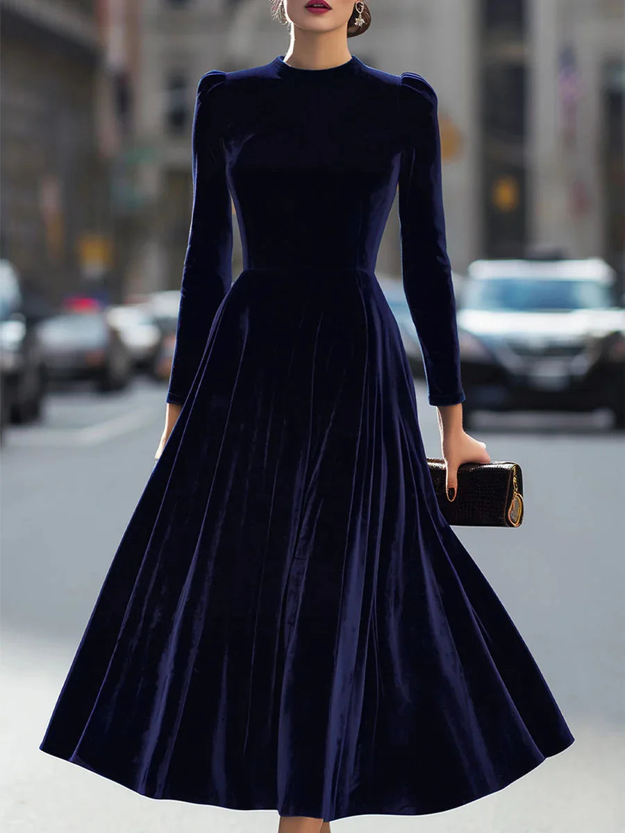 Colette Round Neck Maxi Dress
