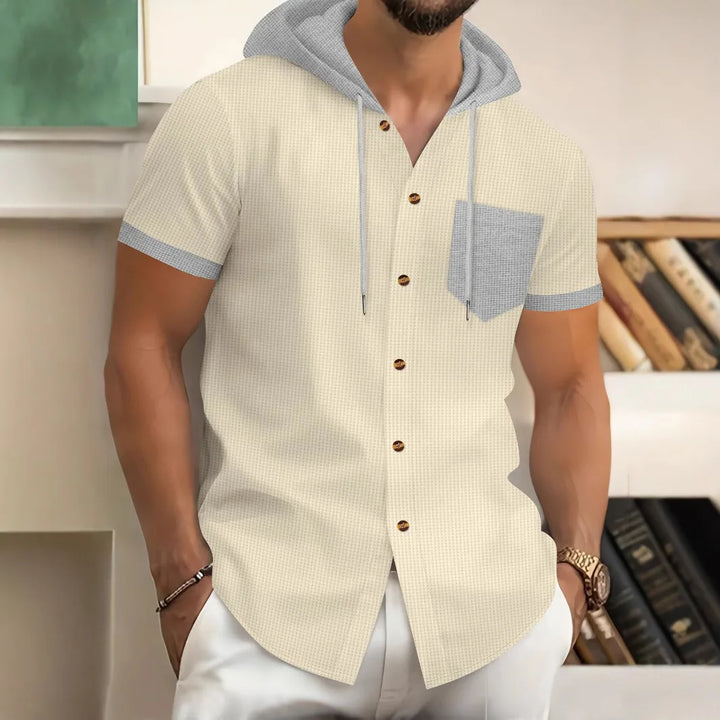 Jacob Hooded Button Shirt