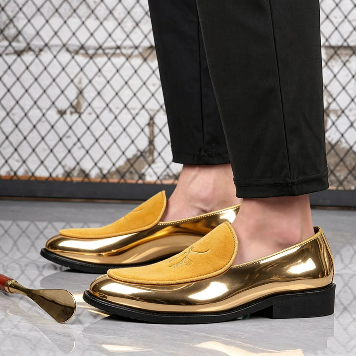 Cassian Metallic Embroidered Loafers