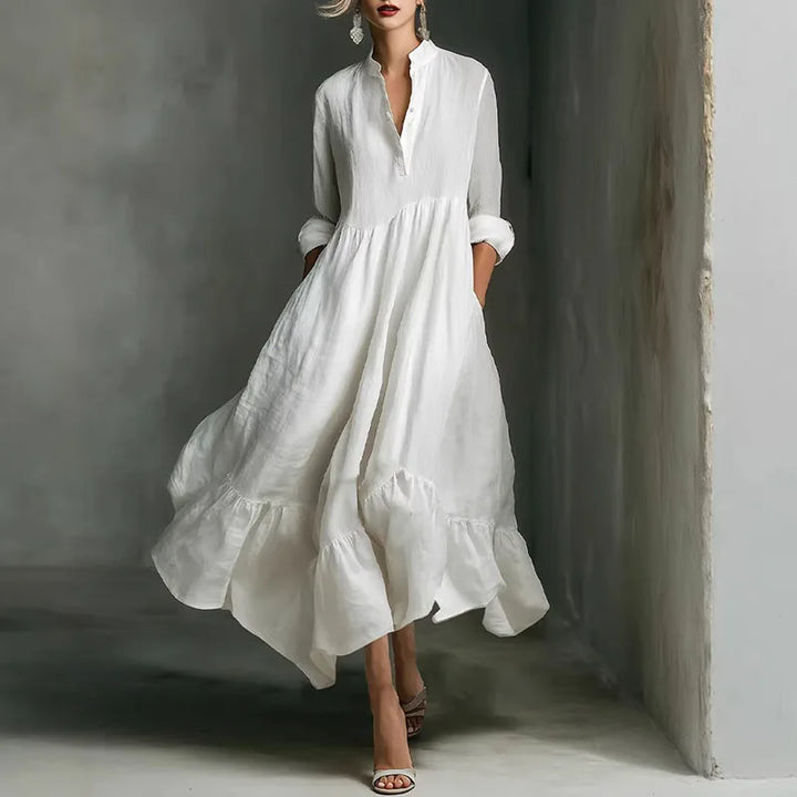Zaniyah Ruffle Hem Maxi Dress