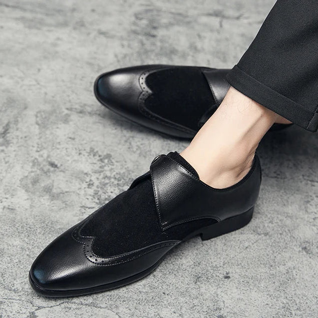 Prescott Tartan Monk Strap Shoes