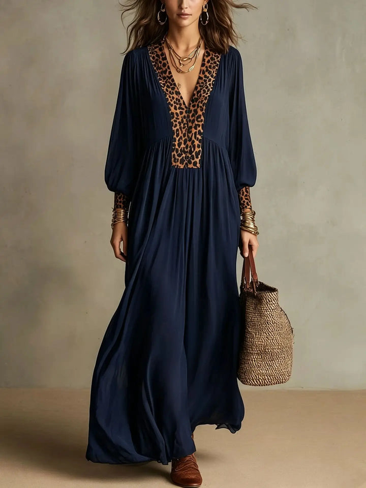Seraphina Leopard Maxi Dress