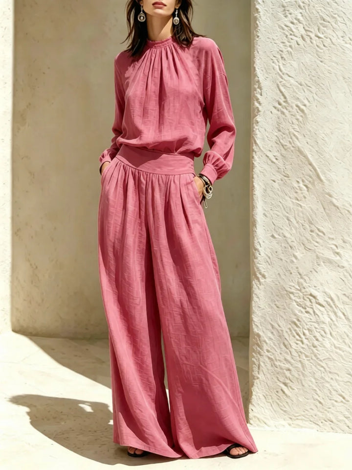 Arabella Lantern Sleeve Trouser Set