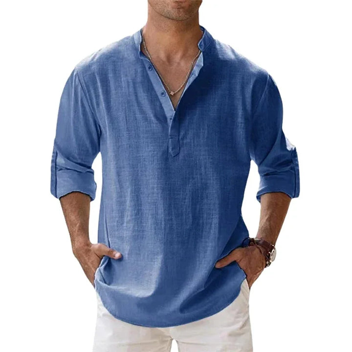 Hunter Long Sleeve Henley Shirt