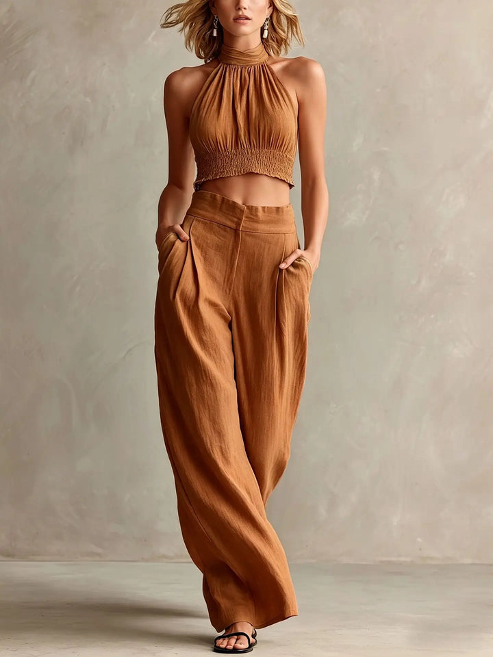 Stella Halter Two-Piece Set