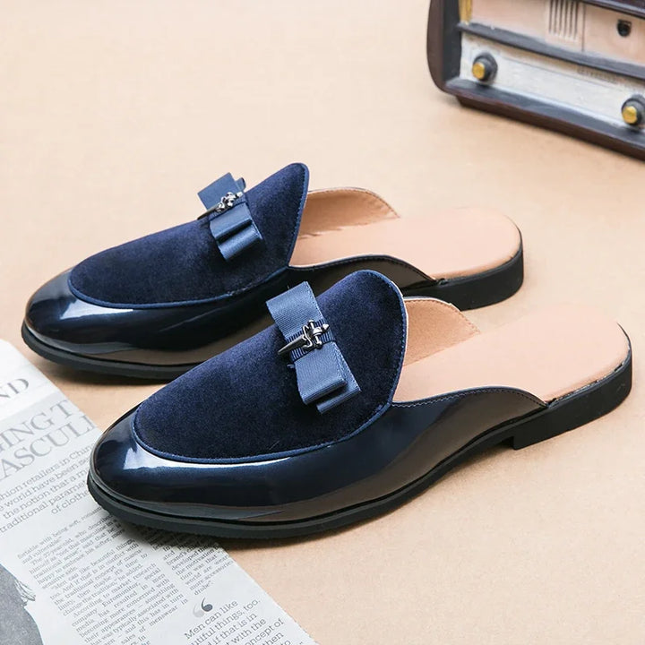 Bennett Comfortable Leather Mule Loafers