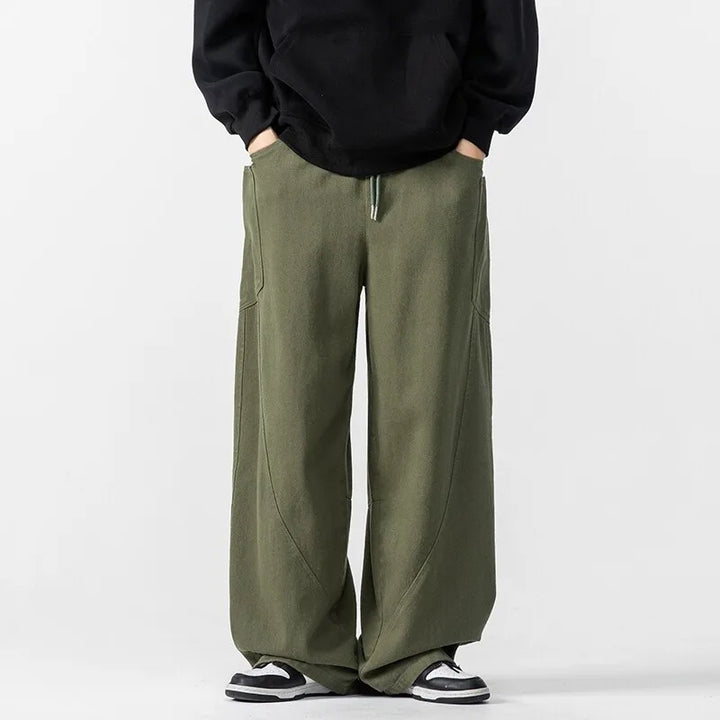 Archer Relaxed Wide Leg Trousers