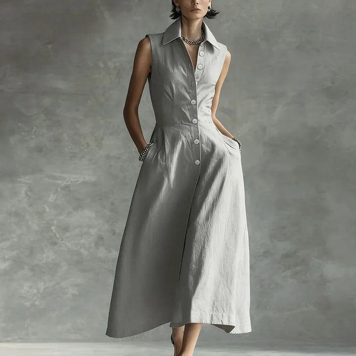Tara Sophisticated Shirt Maxi Dress