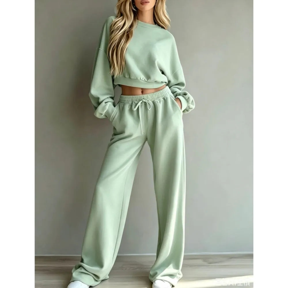 Ainsley Cropped Lounge Set