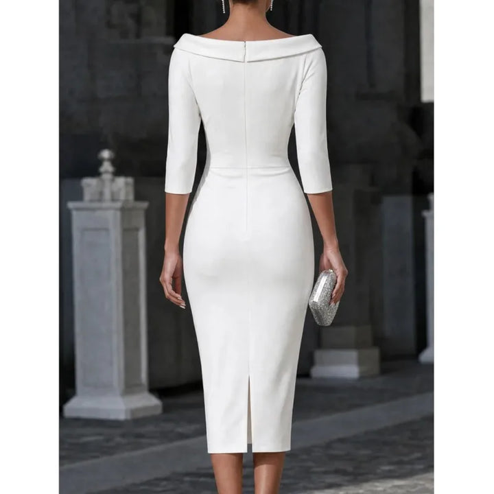 Amelie Ruched Sheath Dress