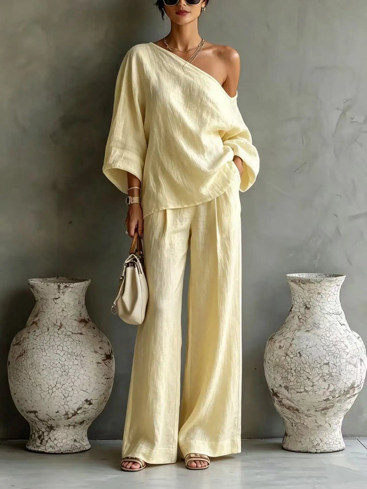 Thea One Shoulder Matching Set