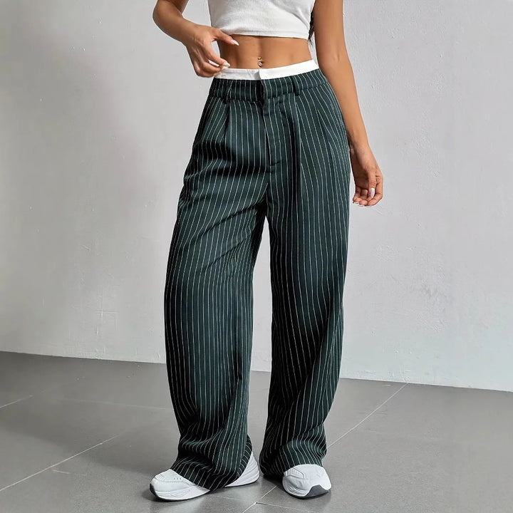 Jolie Classic Striped Pants