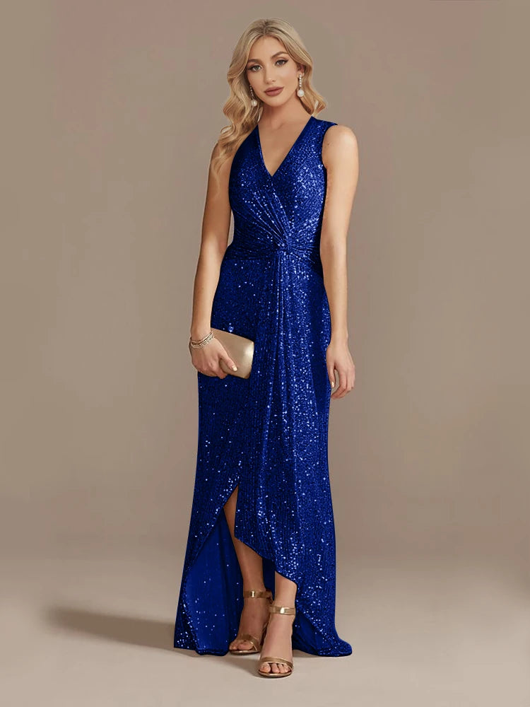 Katherine Sequin Evening Wedding Guest Dress