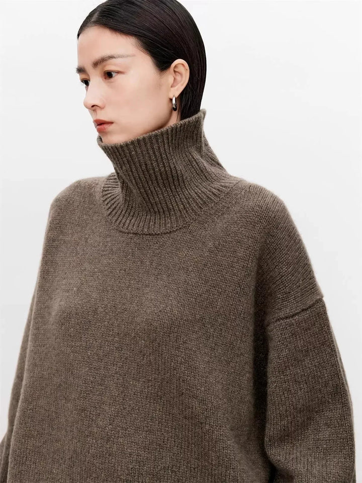 Guinevere Turtleneck Cashmere Pullover