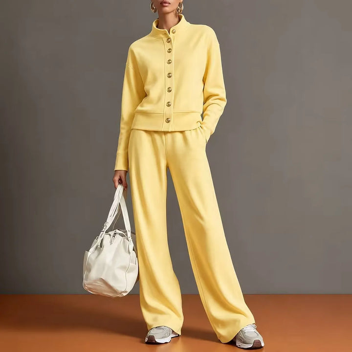 Bianca Button Front Pant Set