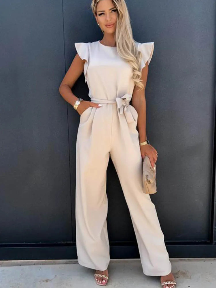 Odette Elegant Wide Leg Jumpsuit