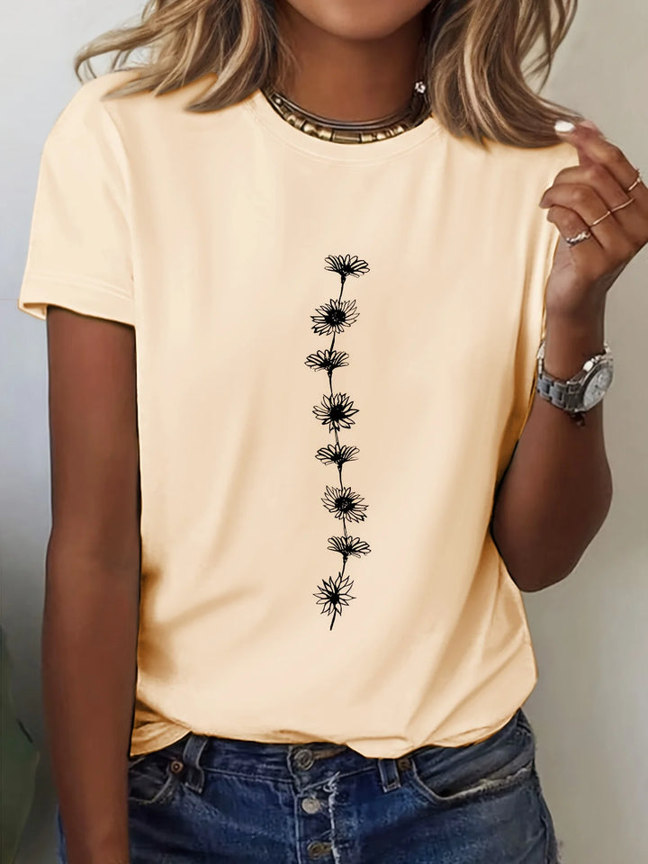 Kyra Sunflower Graphic Tee