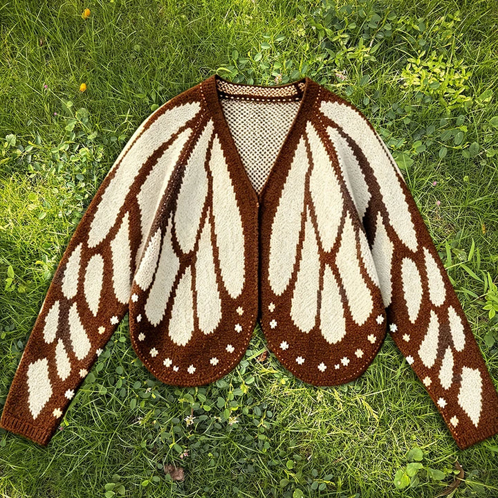 Josie Open Front Butterfly Cardigan