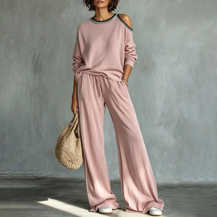 Ann Cold Shoulder Lounge Set