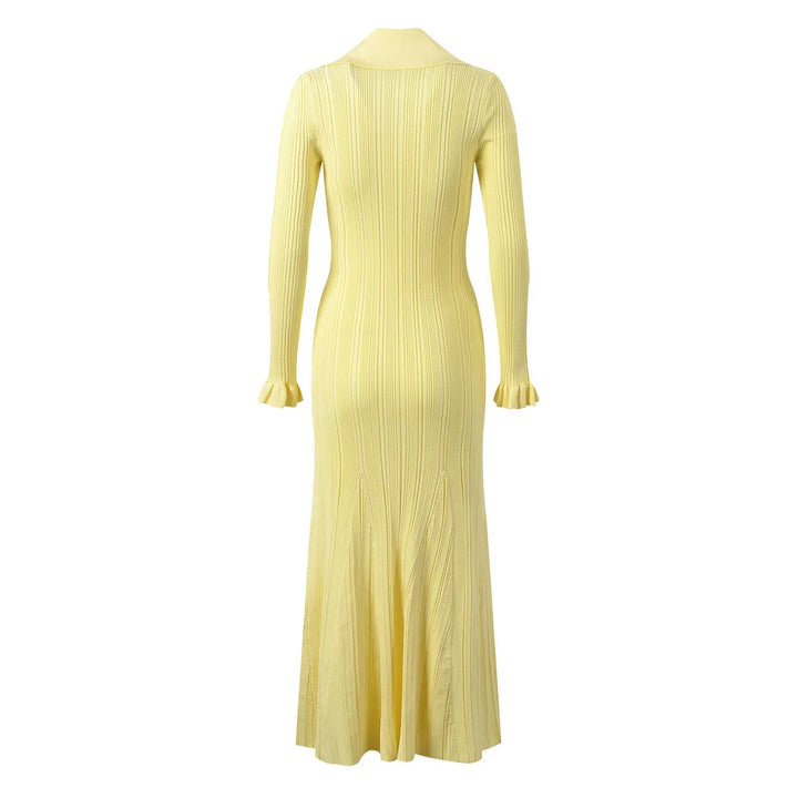 Imogen Ribbed Knit Maxi Dress
