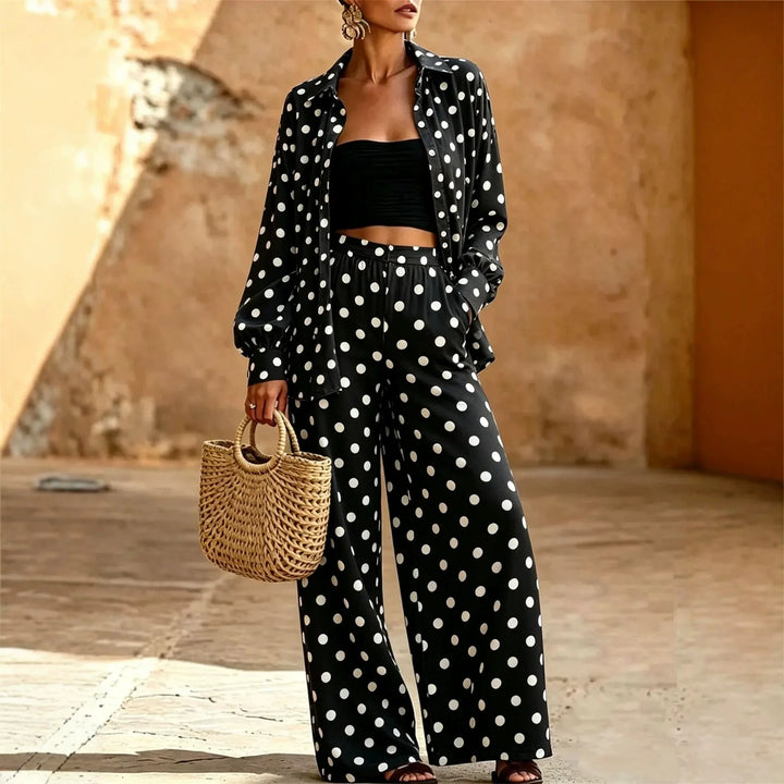 Vienne Polka Dot Matching Set