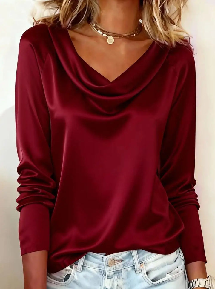 Aveera Cowl Neck Blouse