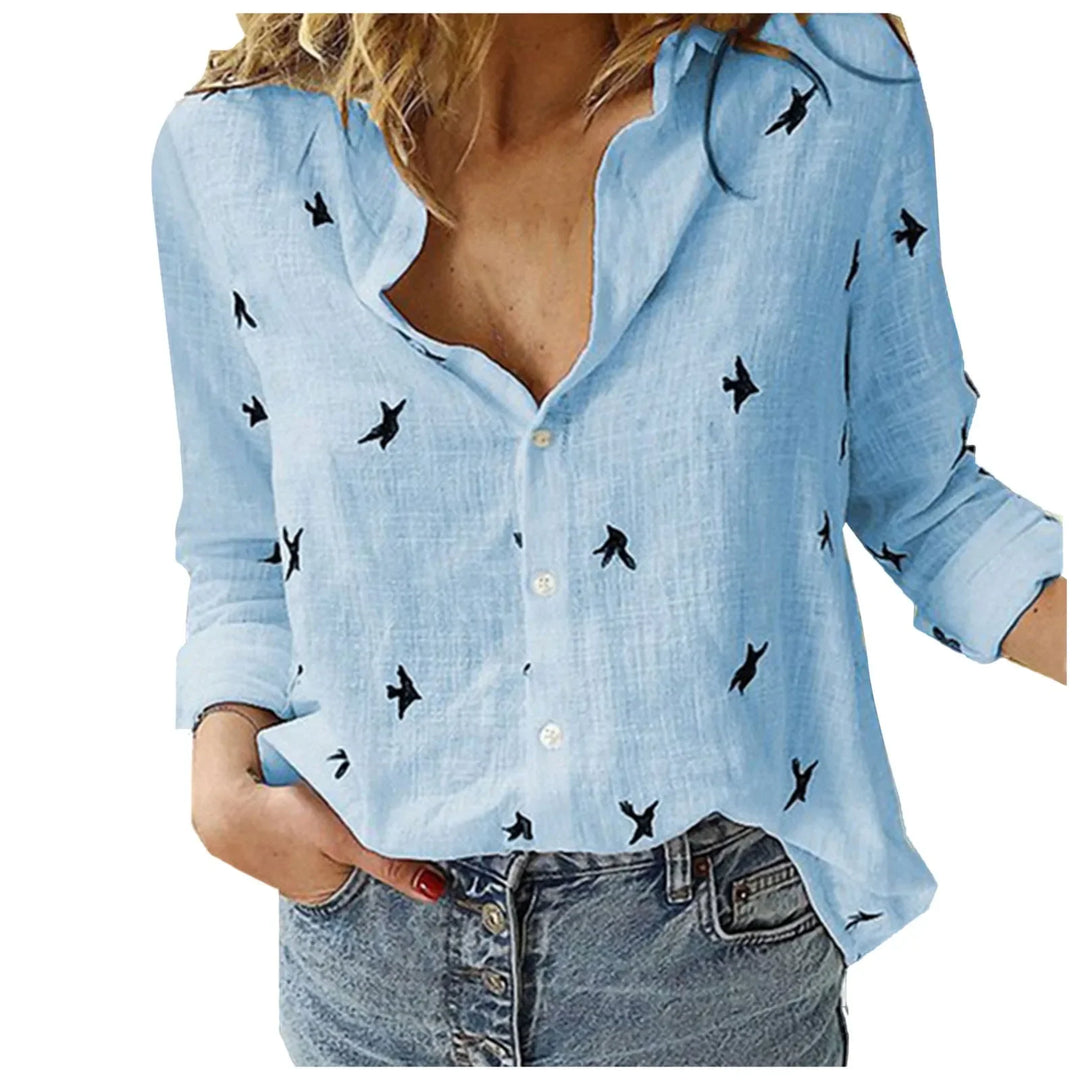 Emery Printed Button Shirt