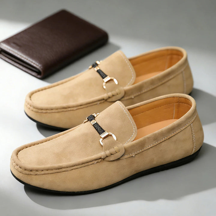 Davidson Suede Slip On Loafers