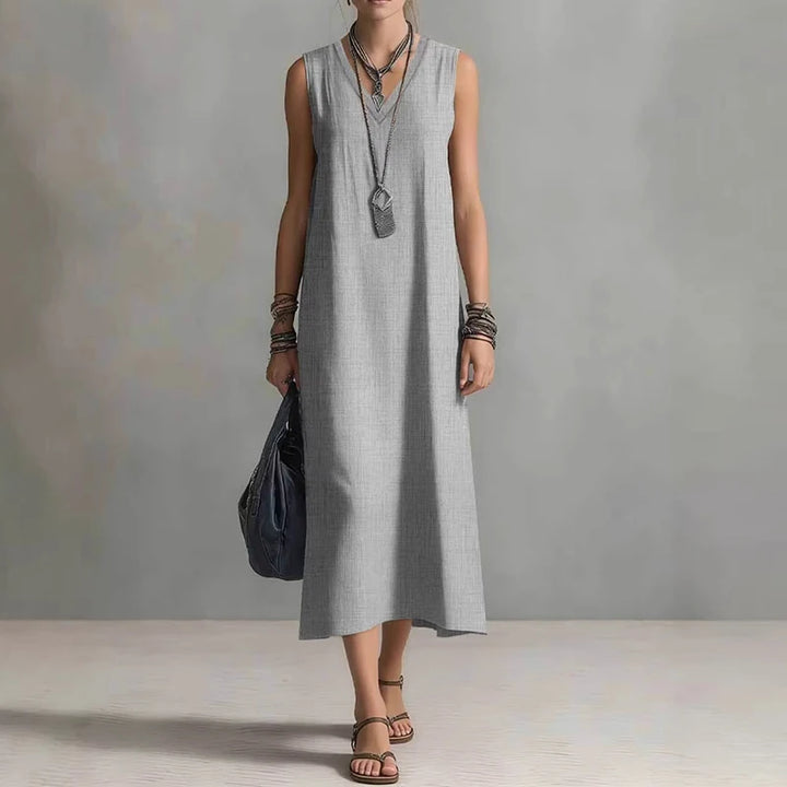 Remi Elegant Relaxed Sleeveless Maxi Dress