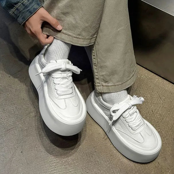 Mercer Wide Lace Platform Sneakers