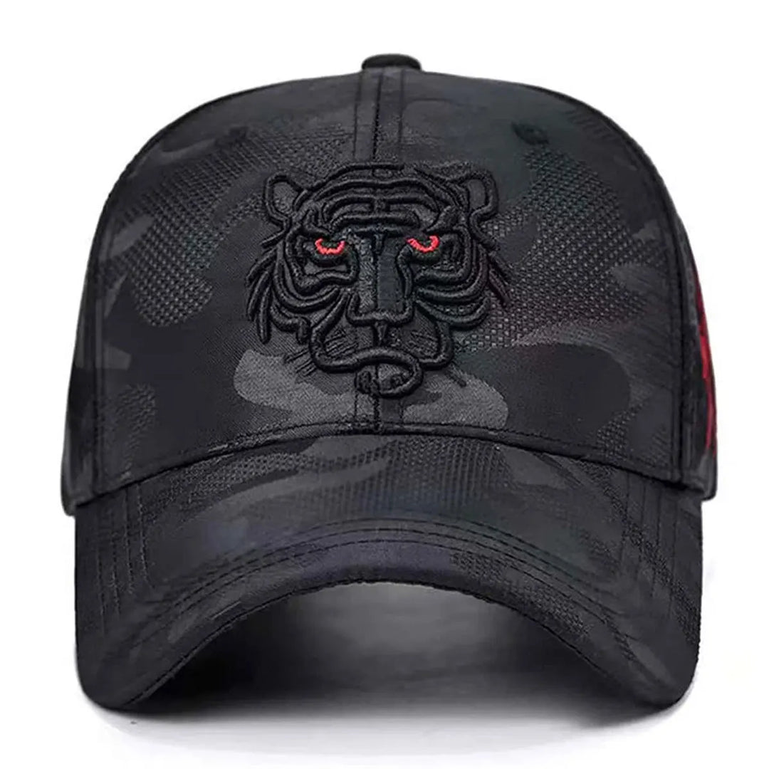 Maverick Embroidered Tiger Cap