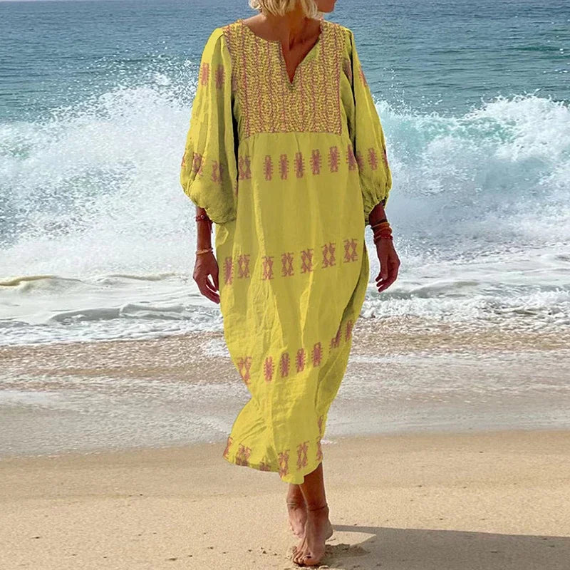 Genevieve Boho Relaxed Maxi Dress